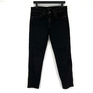 Vince Jeans Black Stone 5 Pocket Relaxed Rolled Skinny Mid Rise